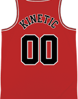 Kinetic ID - Big Red Basketball Jersey Premium Basketball Kinetic Society LLC 