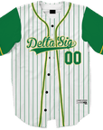 Delta Sigma Phi - House Baseball Jersey Premium Baseball Kinetic Society LLC 