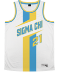 SIGMA CHI - Middle Child Basketball Jersey Premium Basketball Kinetic Society LLC 