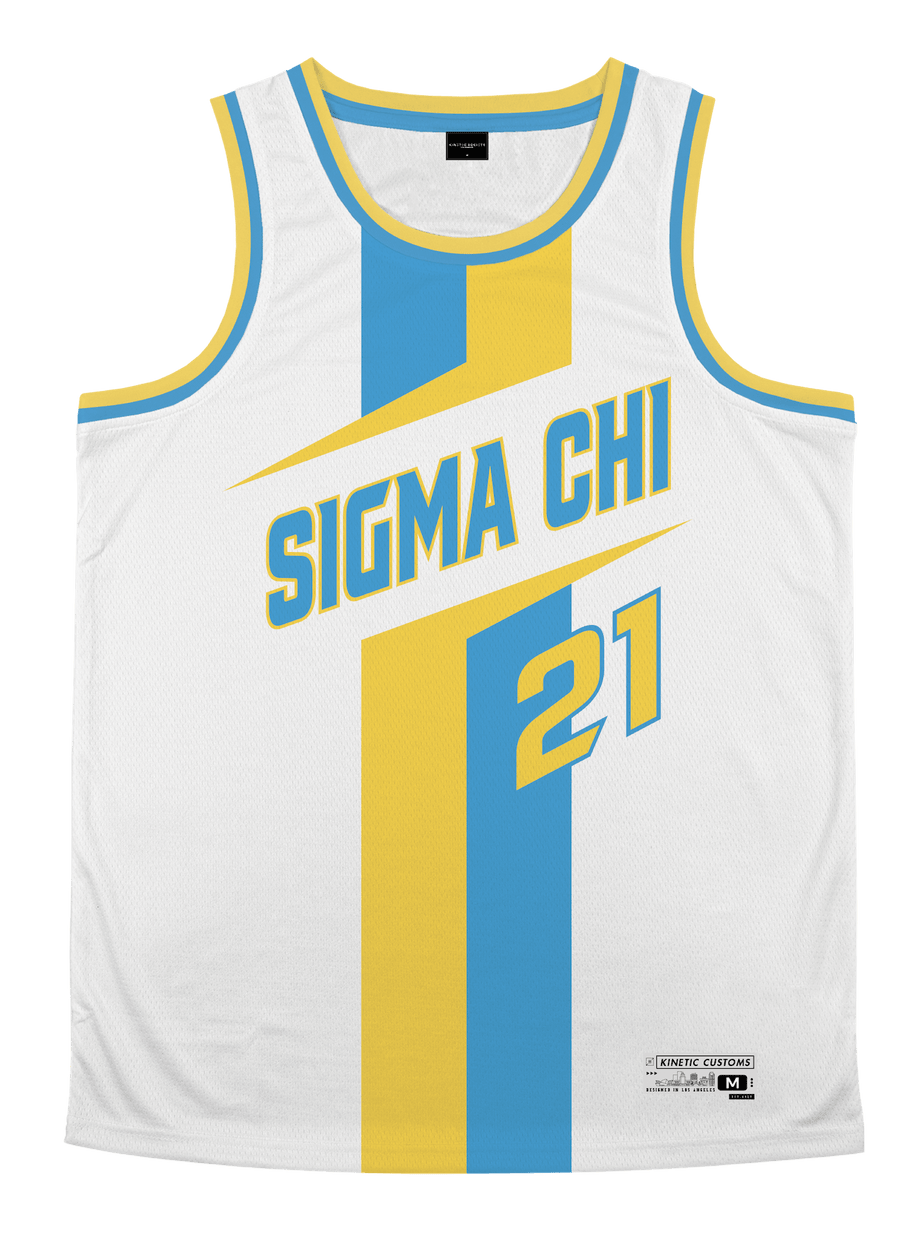 SIGMA CHI - Middle Child Basketball Jersey Premium Basketball Kinetic Society LLC 