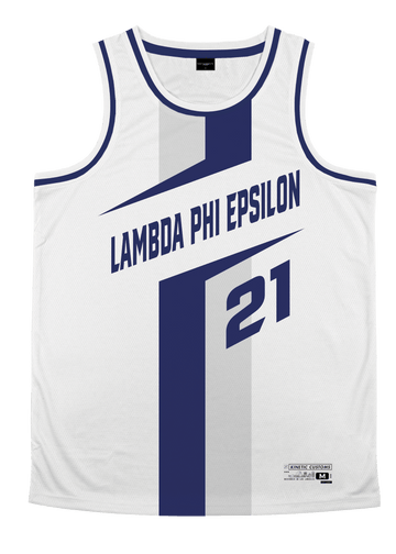 LAMBDA PHI EPSILON - Middle Child Basketball Jersey Premium Basketball Kinetic Society LLC 