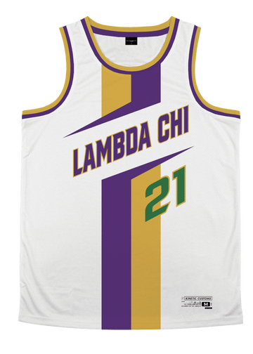 Lambda Chi Alpha - Middle Child Basketball Jersey Premium Basketball Kinetic Society LLC 