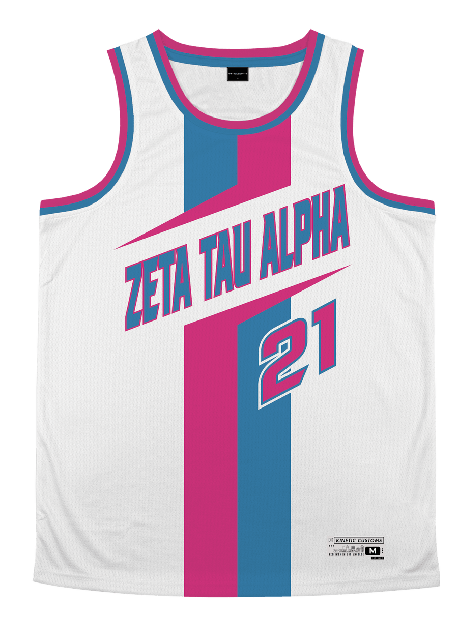 Zeta Tau Alpha - Middle Child Basketball Jersey Premium Basketball Kinetic Society LLC 
