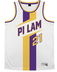 Pi Lambda Phi - Middle Child Basketball Jersey Premium Basketball Kinetic Society LLC 