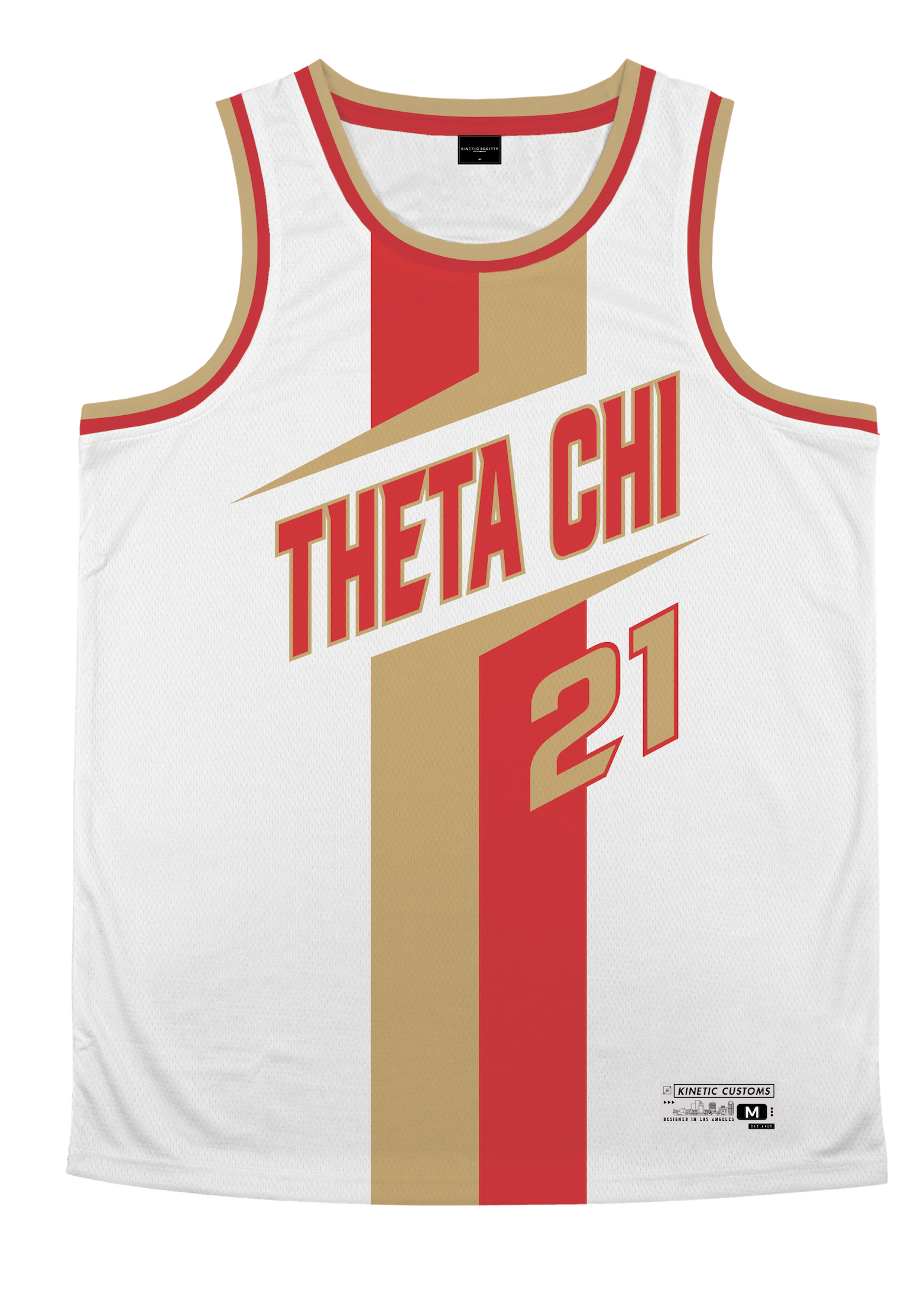 THETA CHI - Middle Child Basketball Jersey Premium Basketball Kinetic Society LLC 