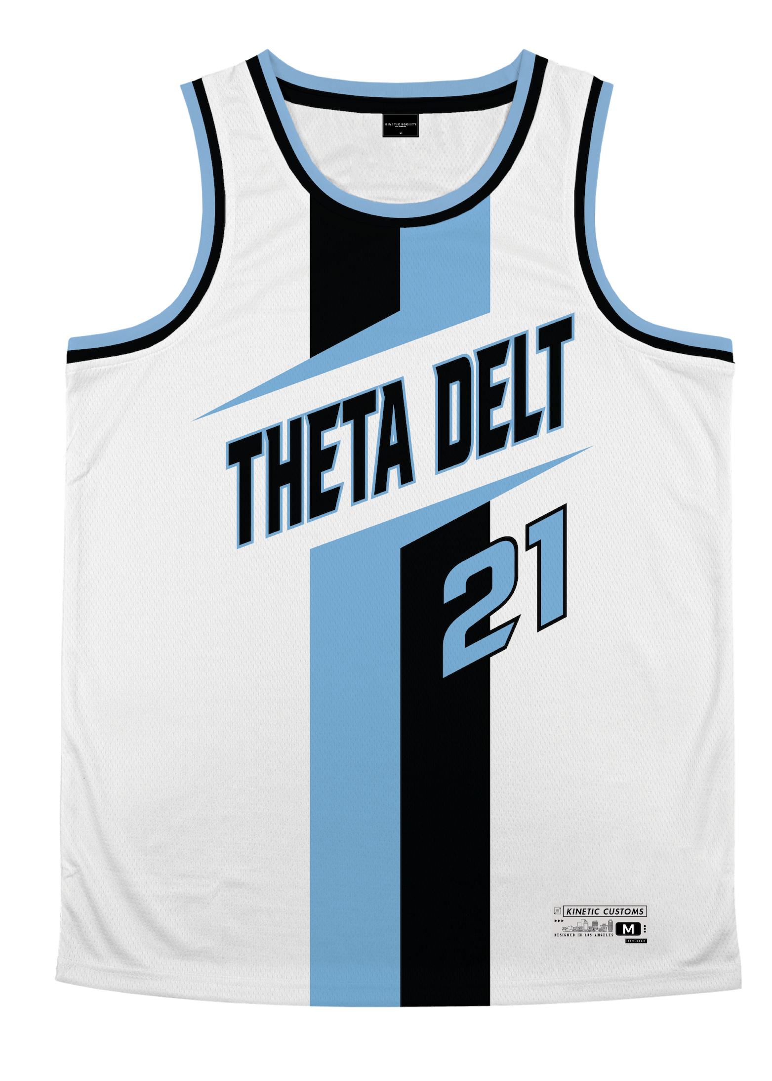 Theta Delta Chi - Middle Child Basketball Jersey Premium Basketball Kinetic Society LLC 