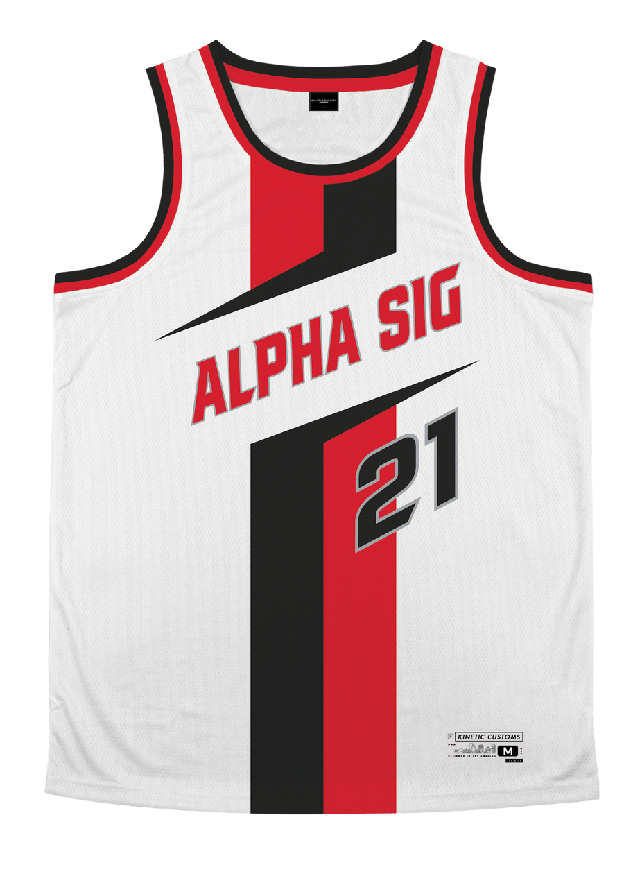 ALPHA SIGMA PHI - Middle Child Basketball Jersey Premium Basketball Kinetic Society LLC 