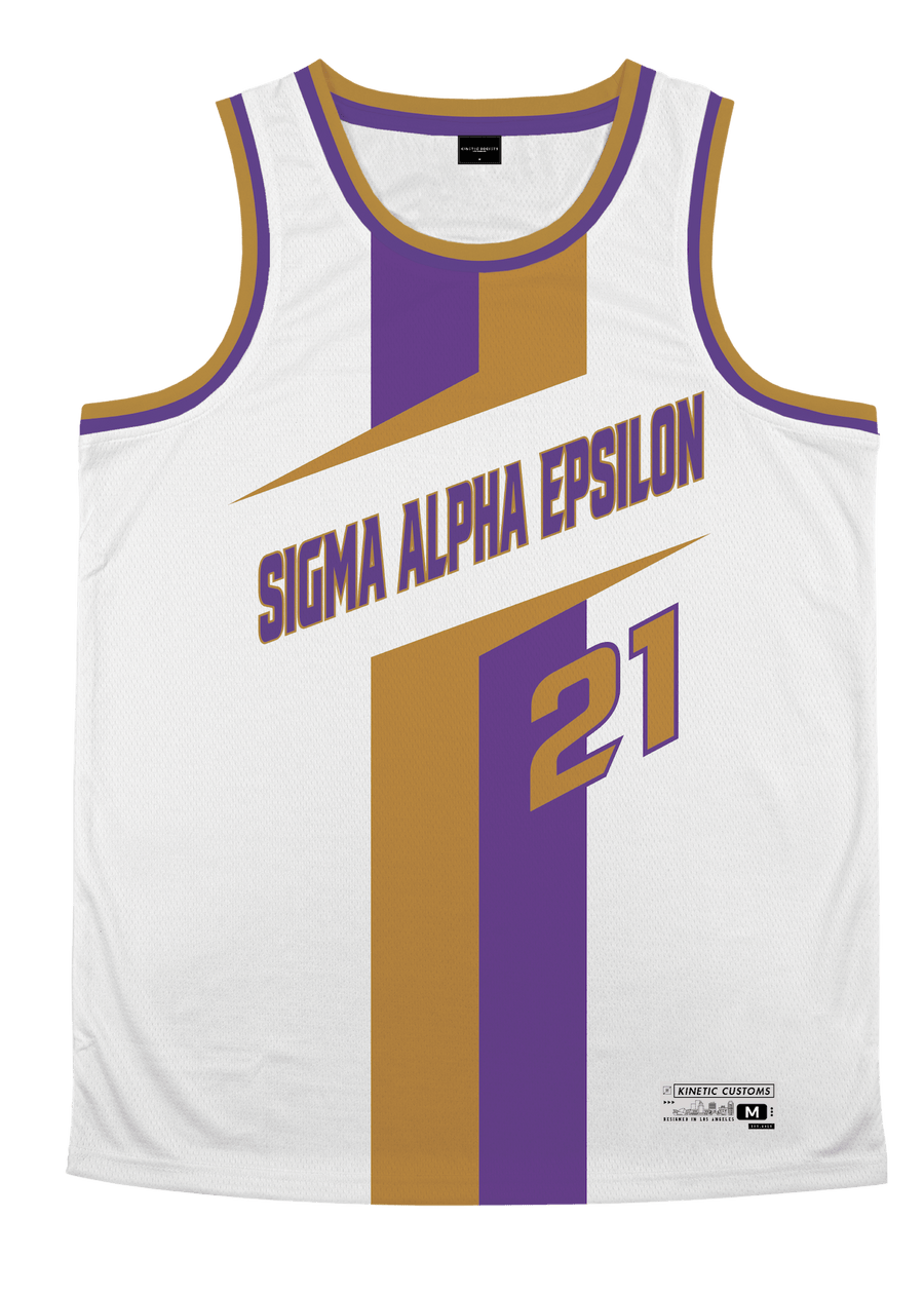 SIGMA ALPHA EPSILON - Middle Child Basketball Jersey Premium Basketball Kinetic Society LLC 