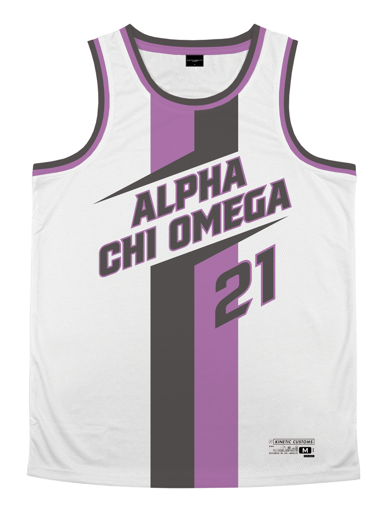 ALPHA CHI OMEGA - Middle Child Basketball Jersey Premium Basketball Kinetic Society LLC 