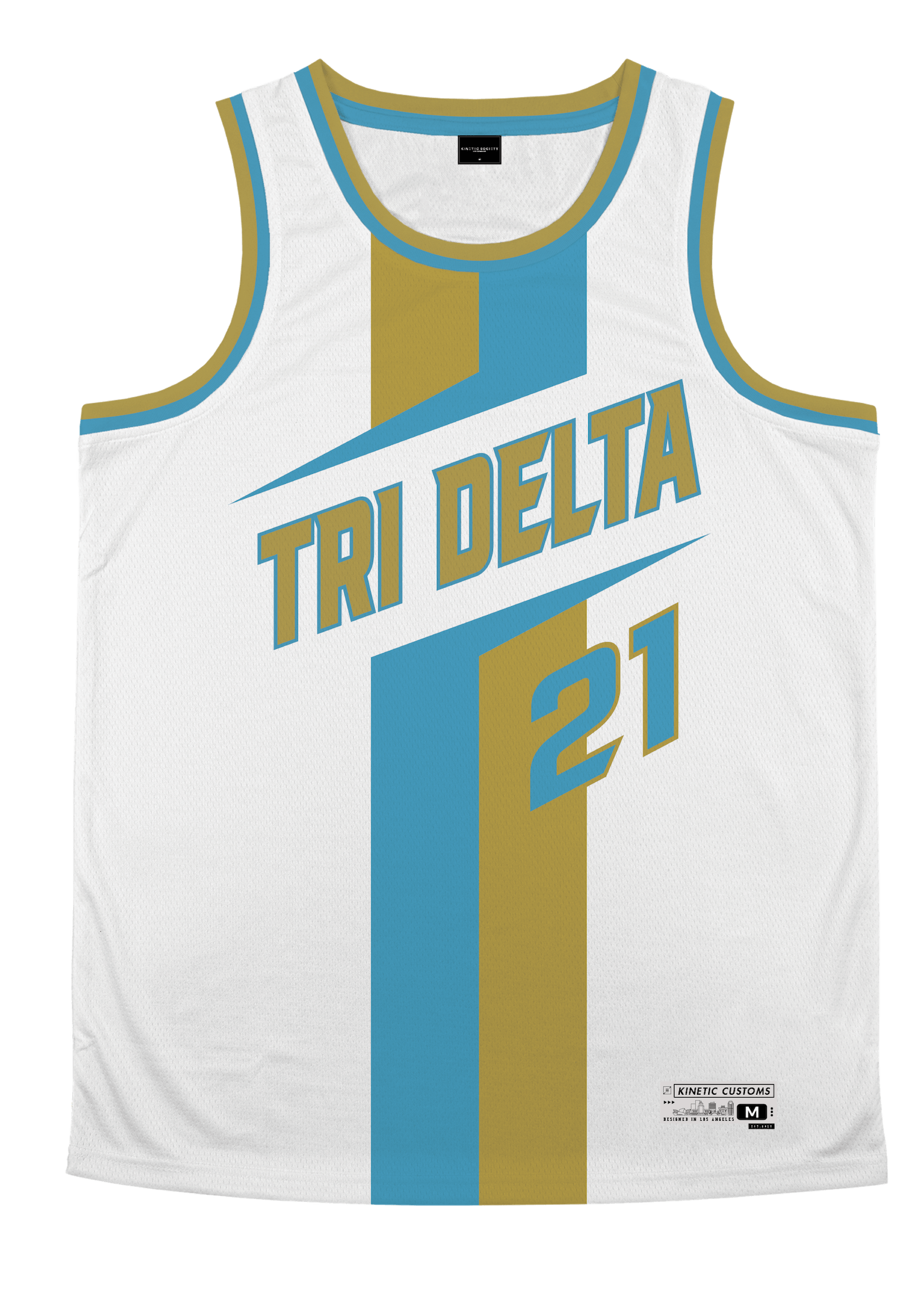 DELTA DELTA DELTA - Middle Child Basketball Jersey Premium Basketball Kinetic Society LLC 