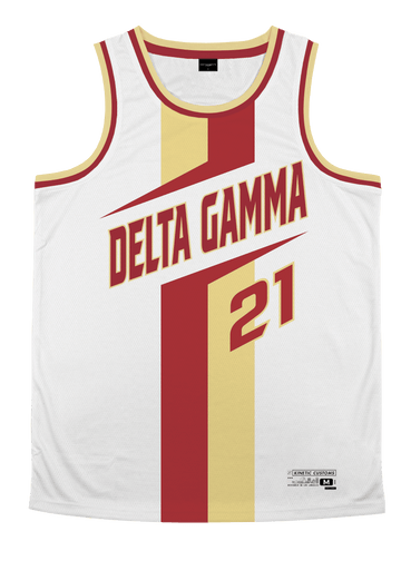 DELTA GAMMA - Middle Child Basketball Jersey Premium Basketball Kinetic Society LLC 