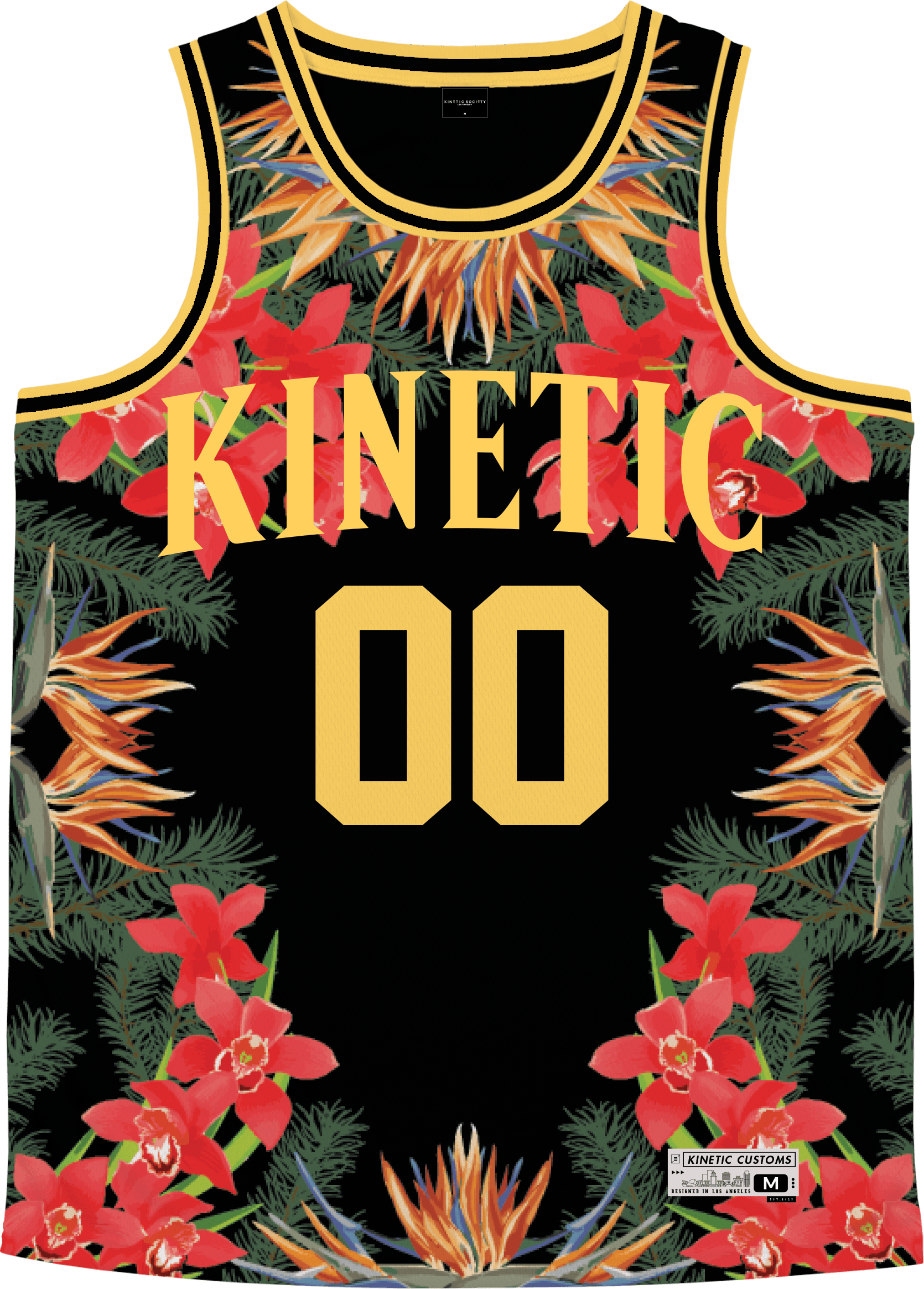 Kinetic ID - Orchid Paradise Basketball Jersey Premium Basketball Kinetic Society LLC 