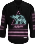 Alpha Epsilon Pi - Neon Polar Bear Hockey Jersey - Kinetic Society