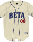Beta Theta Pi - Cream Baseball Jersey Premium Baseball Kinetic Society LLC 