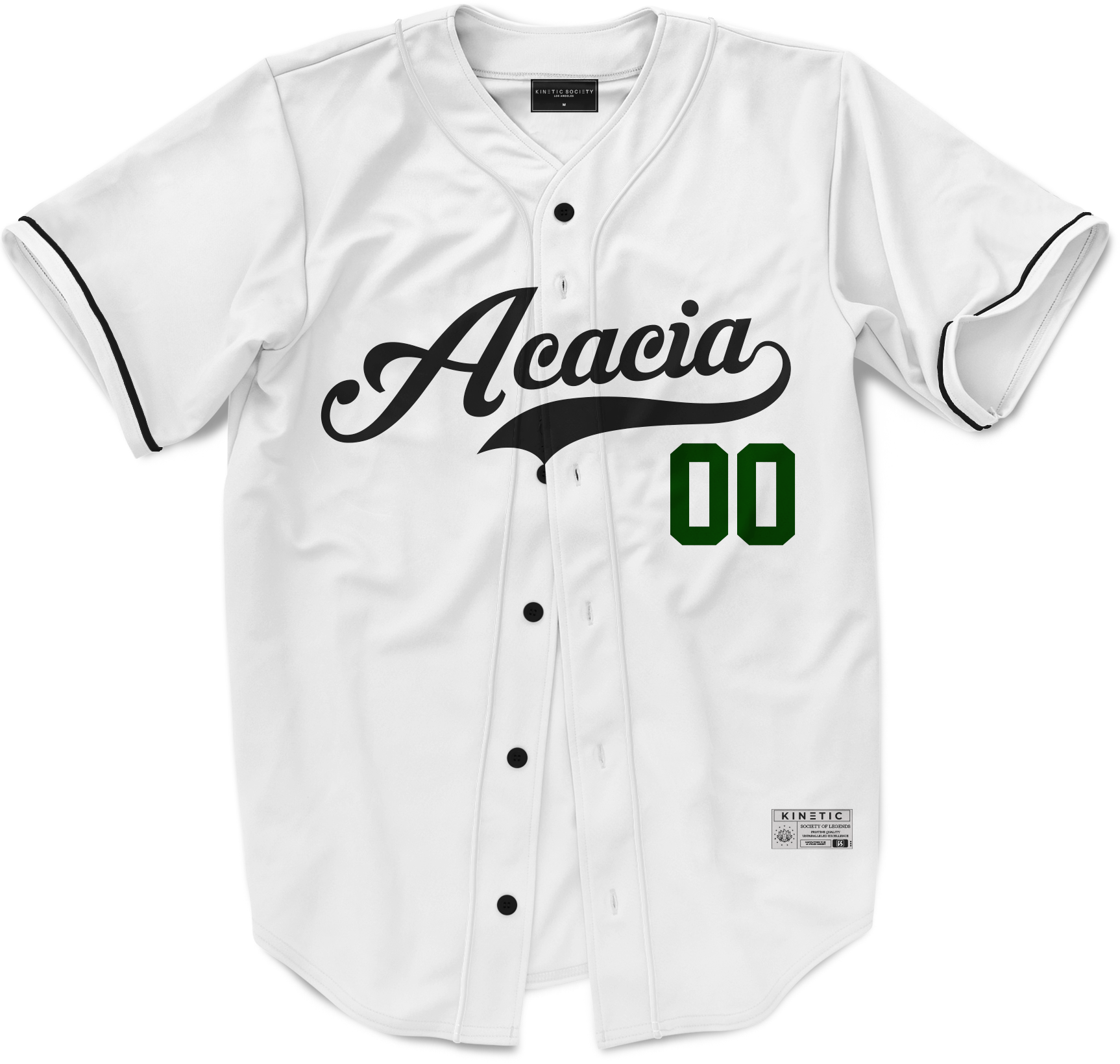 Acacia - Classic Ballpark Green Baseball Jersey