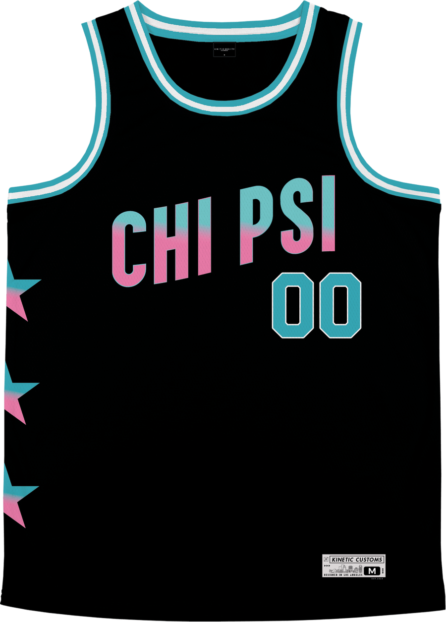 Chi Psi - Cotton Candy Basketball Jersey - Kinetic Society