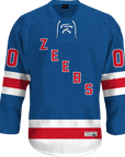 Zeta Beta Tau - Blue Legend Hockey Jersey Hockey Kinetic Society LLC 