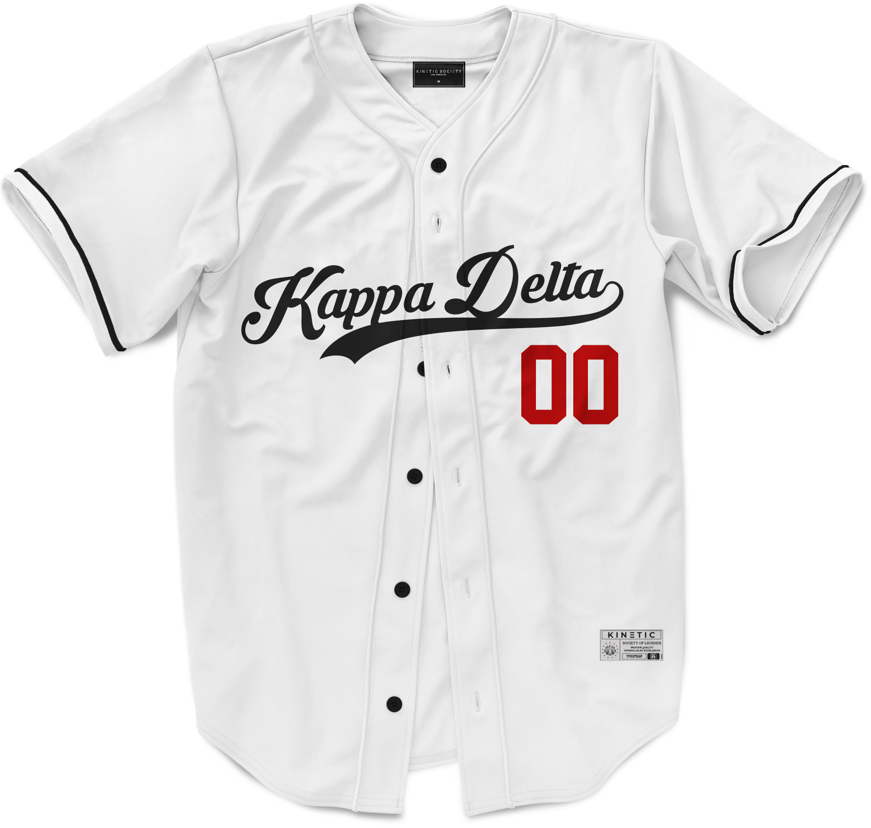 Kappa Delta - Classic Ballpark Red Baseball Jersey