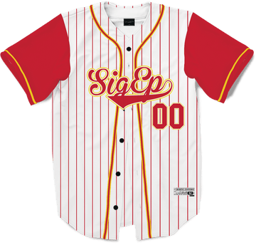 Sigma Phi Epsilon - House Baseball Jersey Premium Baseball Kinetic Society LLC 