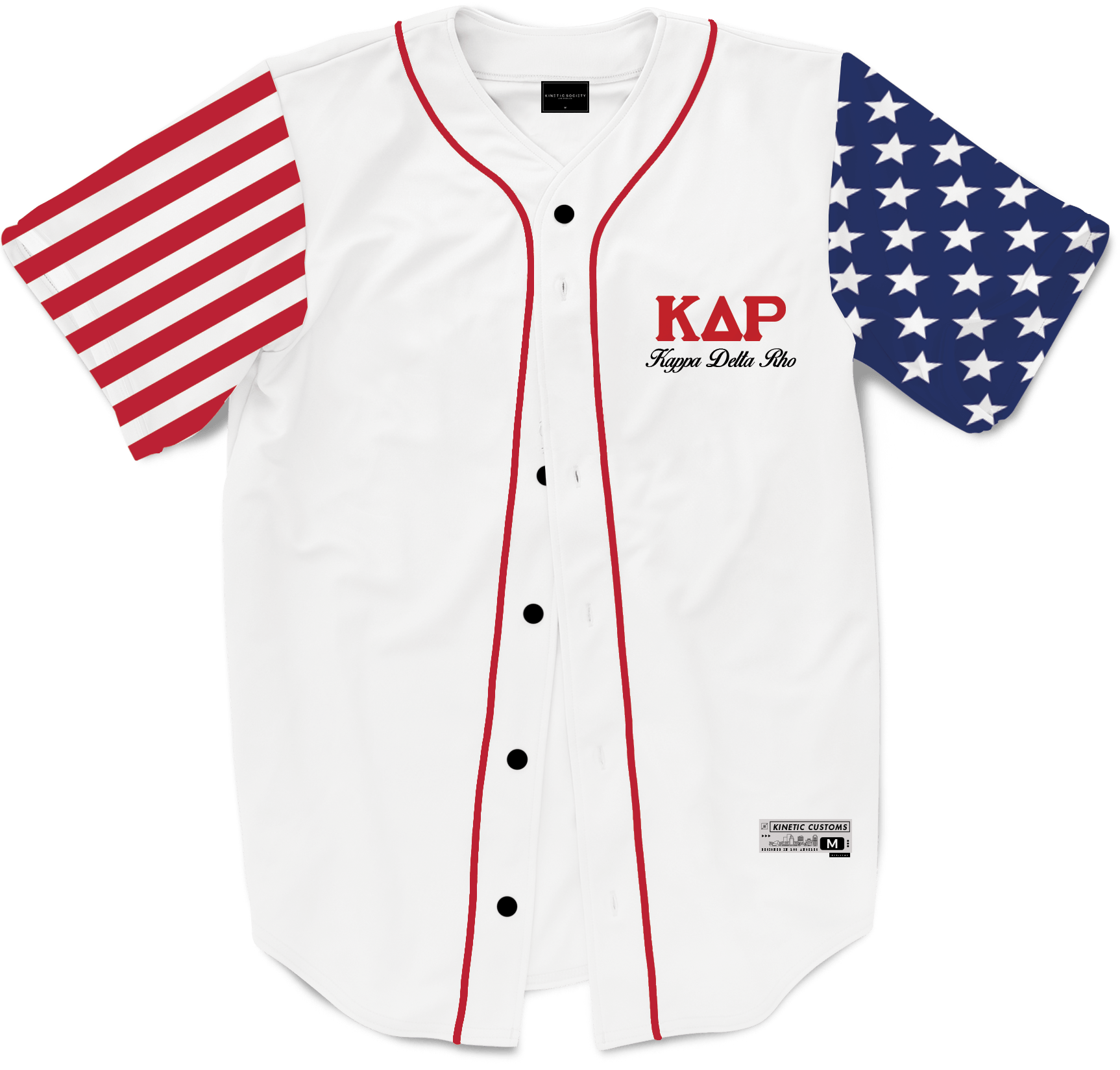 Kappa Delta Rho - Flagship Baseball Jersey Premium Baseball Kinetic Society LLC 