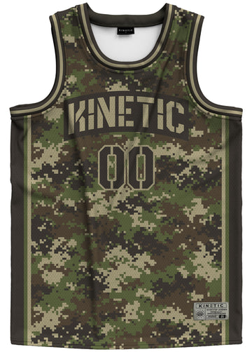 Kinetic ID - Camo Basketball Jersey