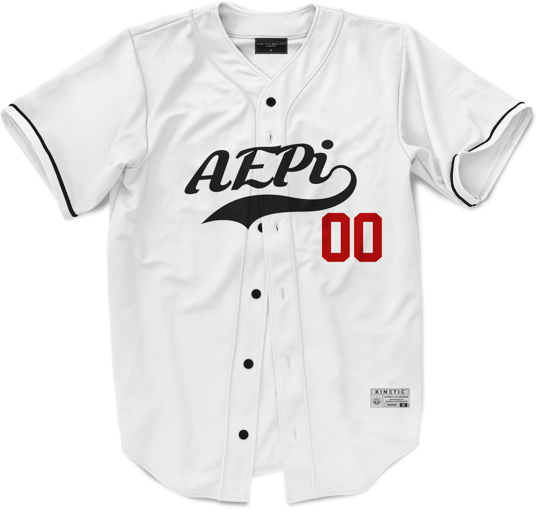 Alpha Epsilon Pi - Classic Ballpark Red Baseball Jersey