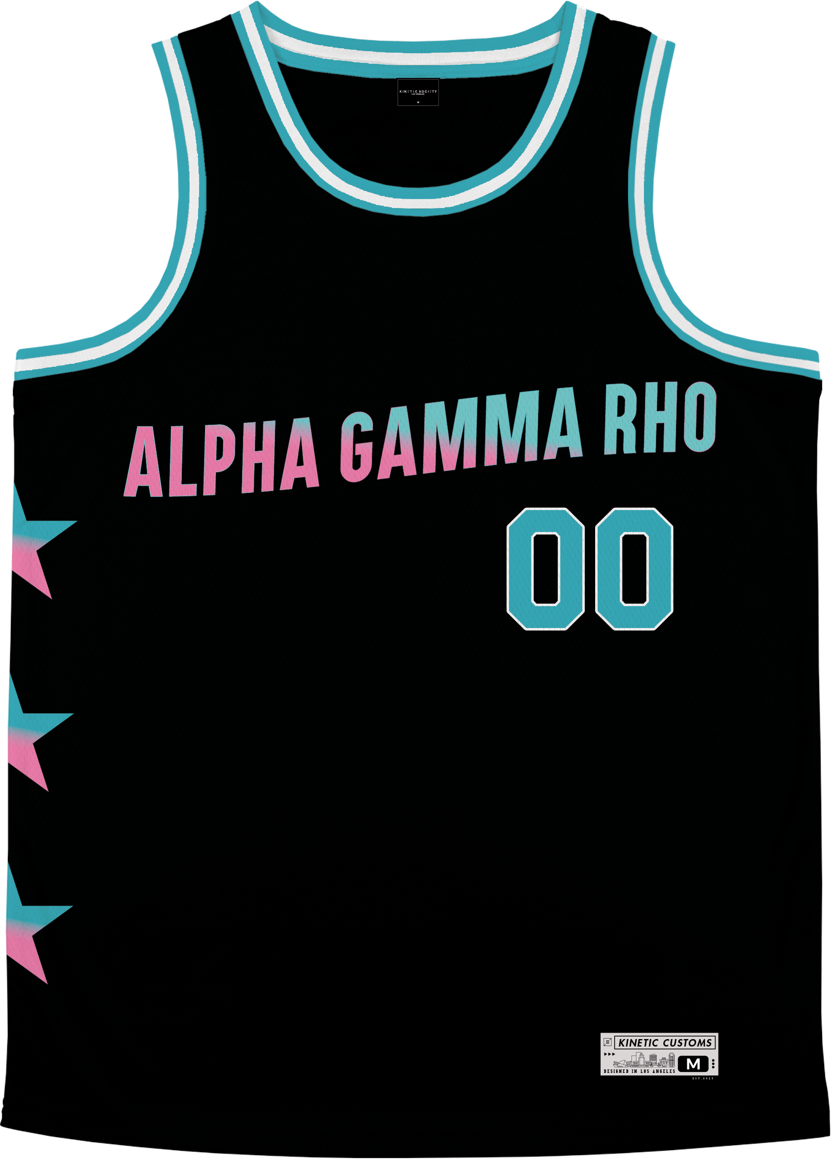 Alpha Gamma Rho - Cotton Candy Basketball Jersey Premium Basketball Kinetic Society LLC 