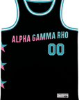 Alpha Gamma Rho - Cotton Candy Basketball Jersey Premium Basketball Kinetic Society LLC 