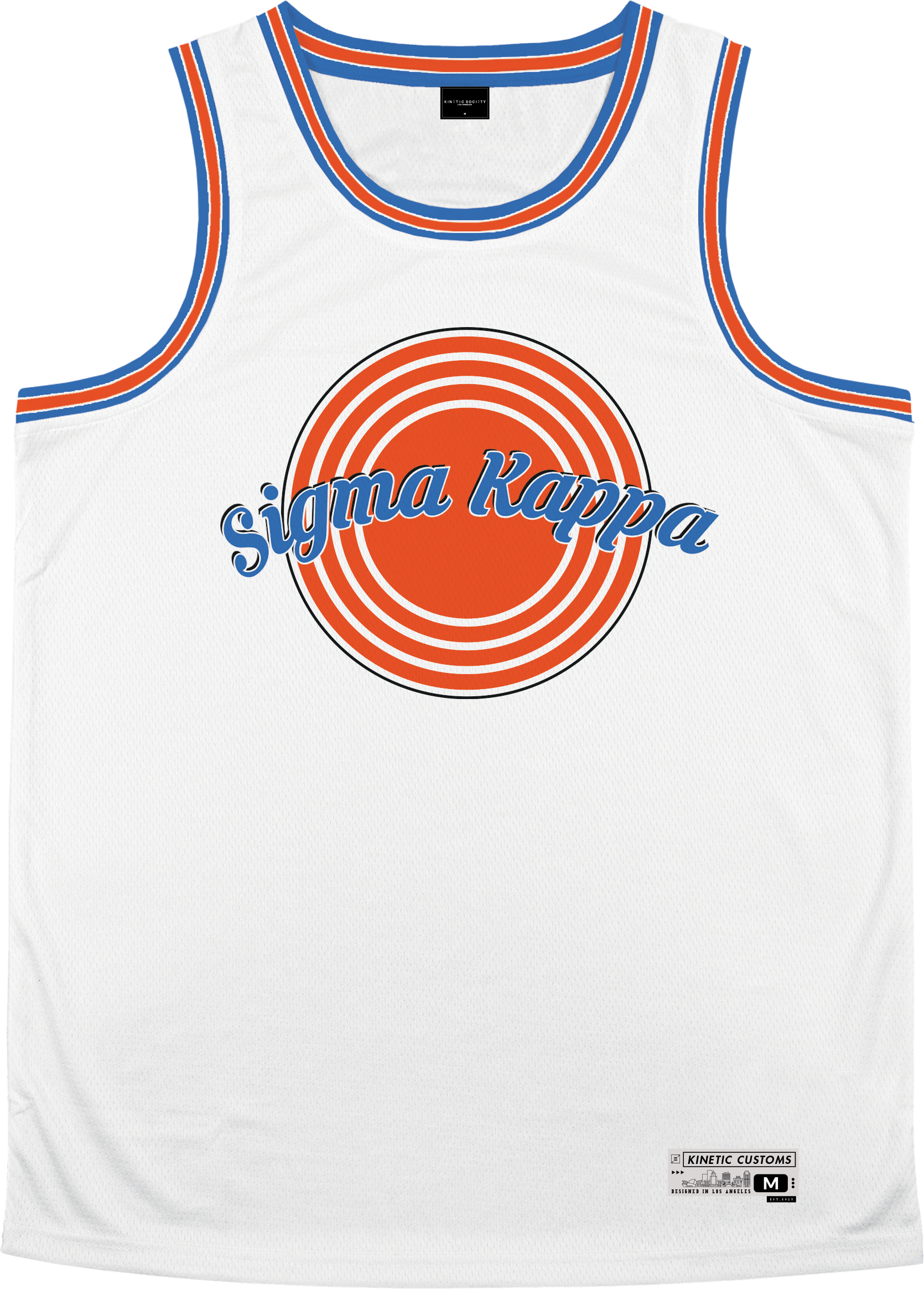 Sigma Kappa - Vintage Basketball Jersey Premium Basketball Kinetic Society LLC 