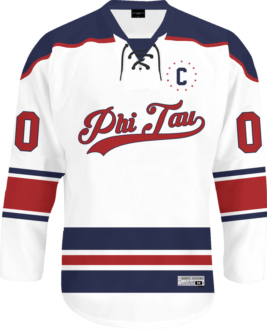 Phi Kappa Tau - Captain Hockey Jersey Hockey Kinetic Society LLC 