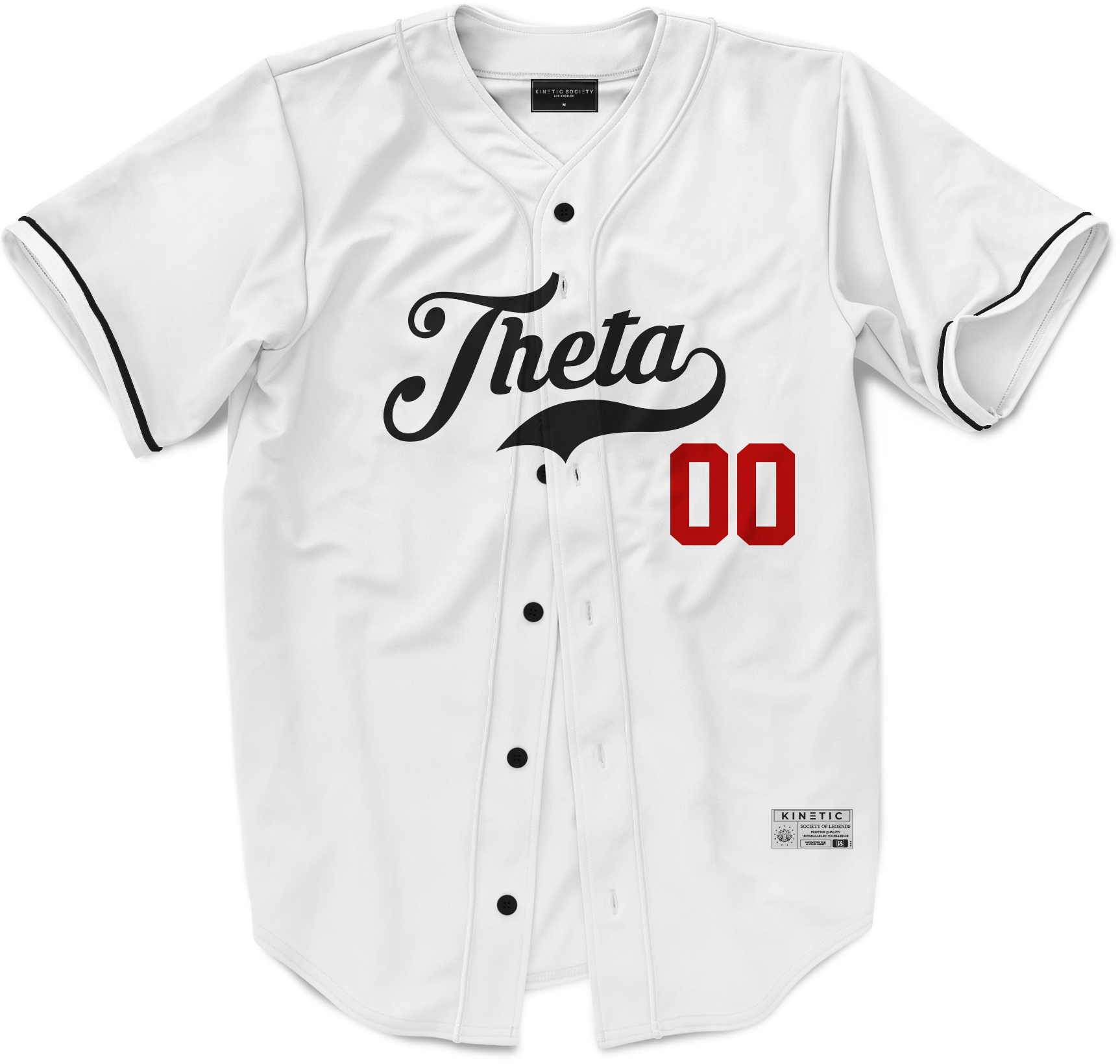 Kappa Alpha Theta - Classic Ballpark Red Baseball Jersey