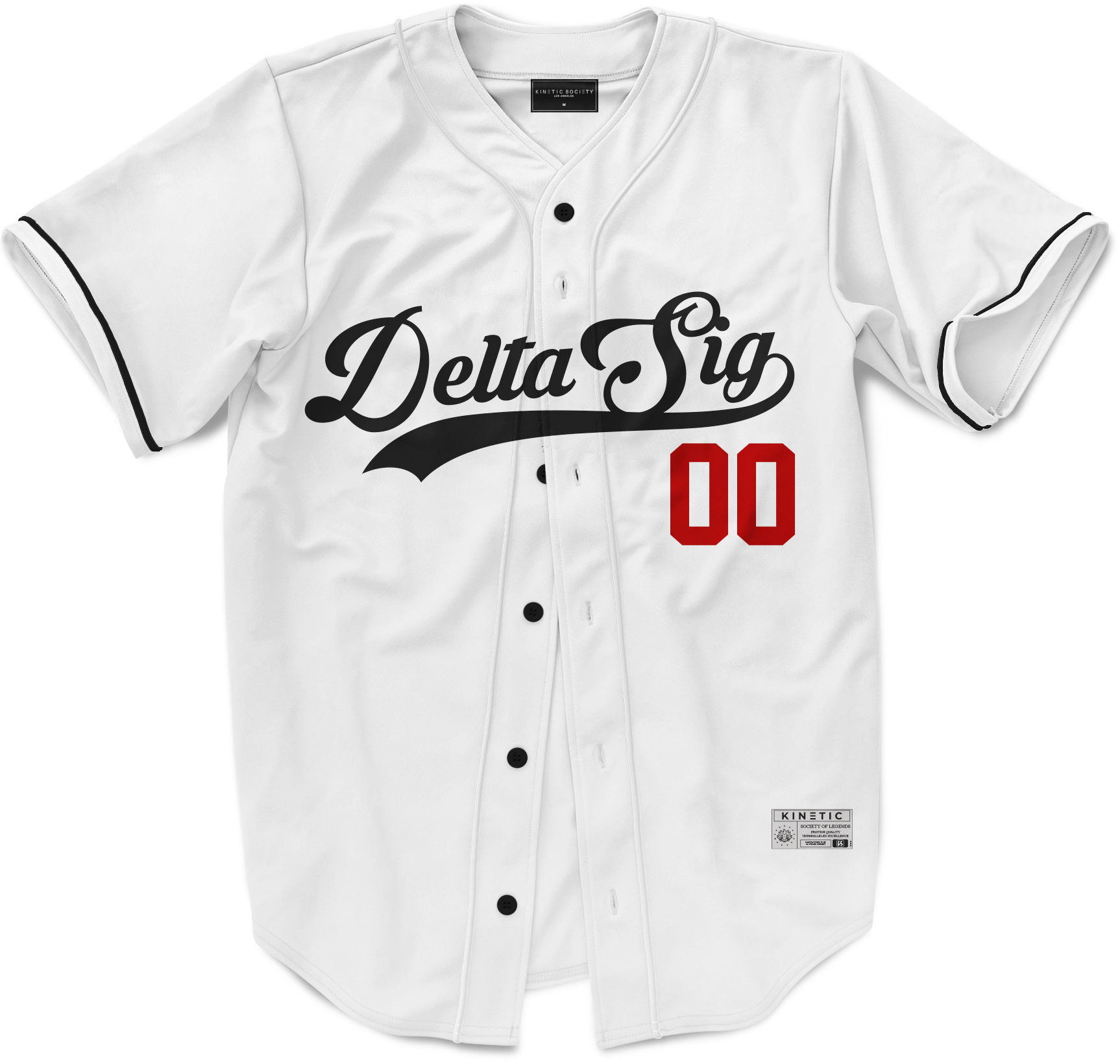 Delta Sigma Phi - Classic Ballpark Red Baseball Jersey