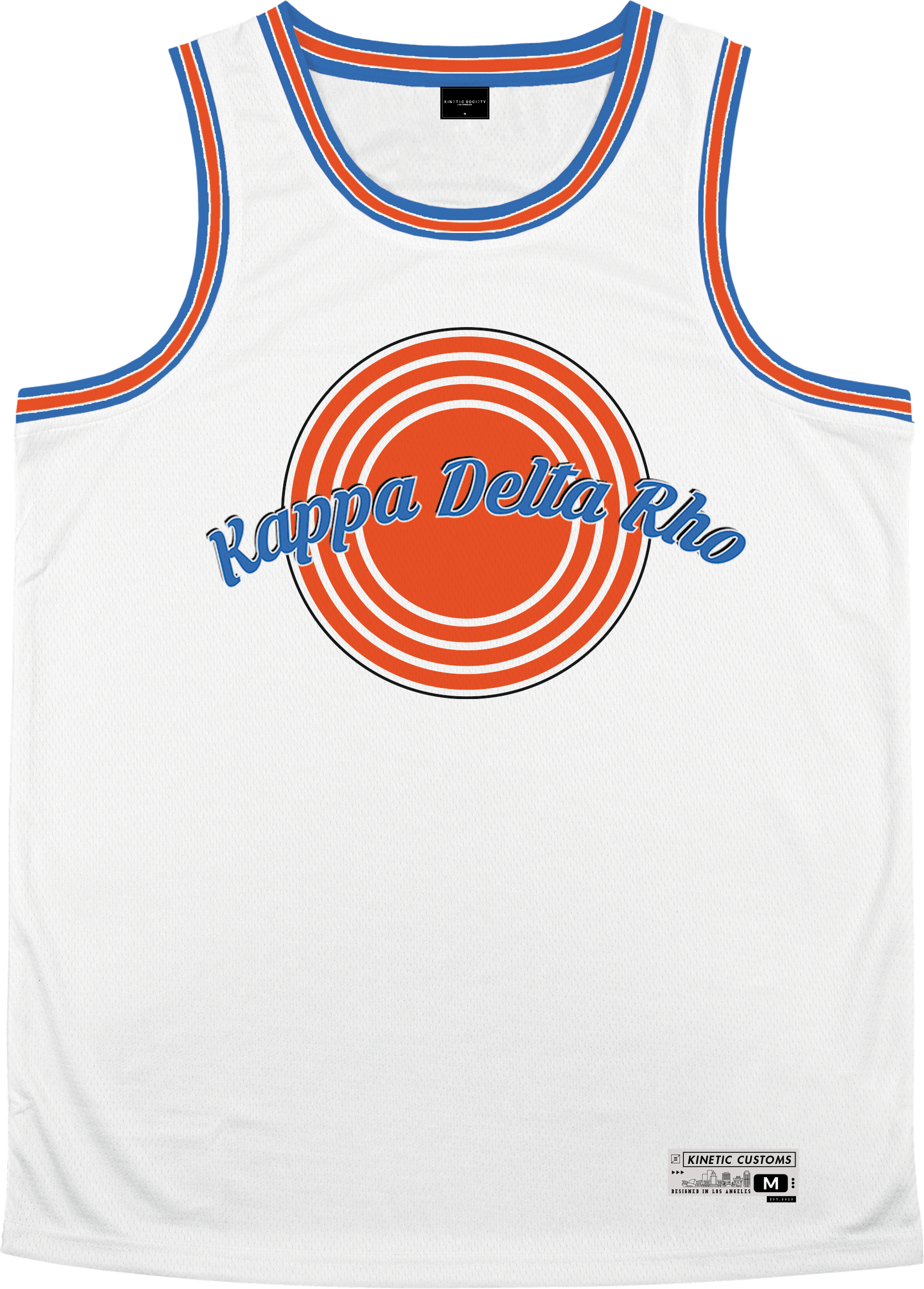 Kappa Delta Rho - Vintage Basketball Jersey Premium Basketball Kinetic Society LLC 