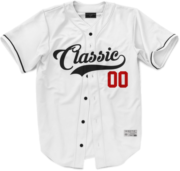 Kinetic ID - Classic Ballpark Red Baseball Jersey