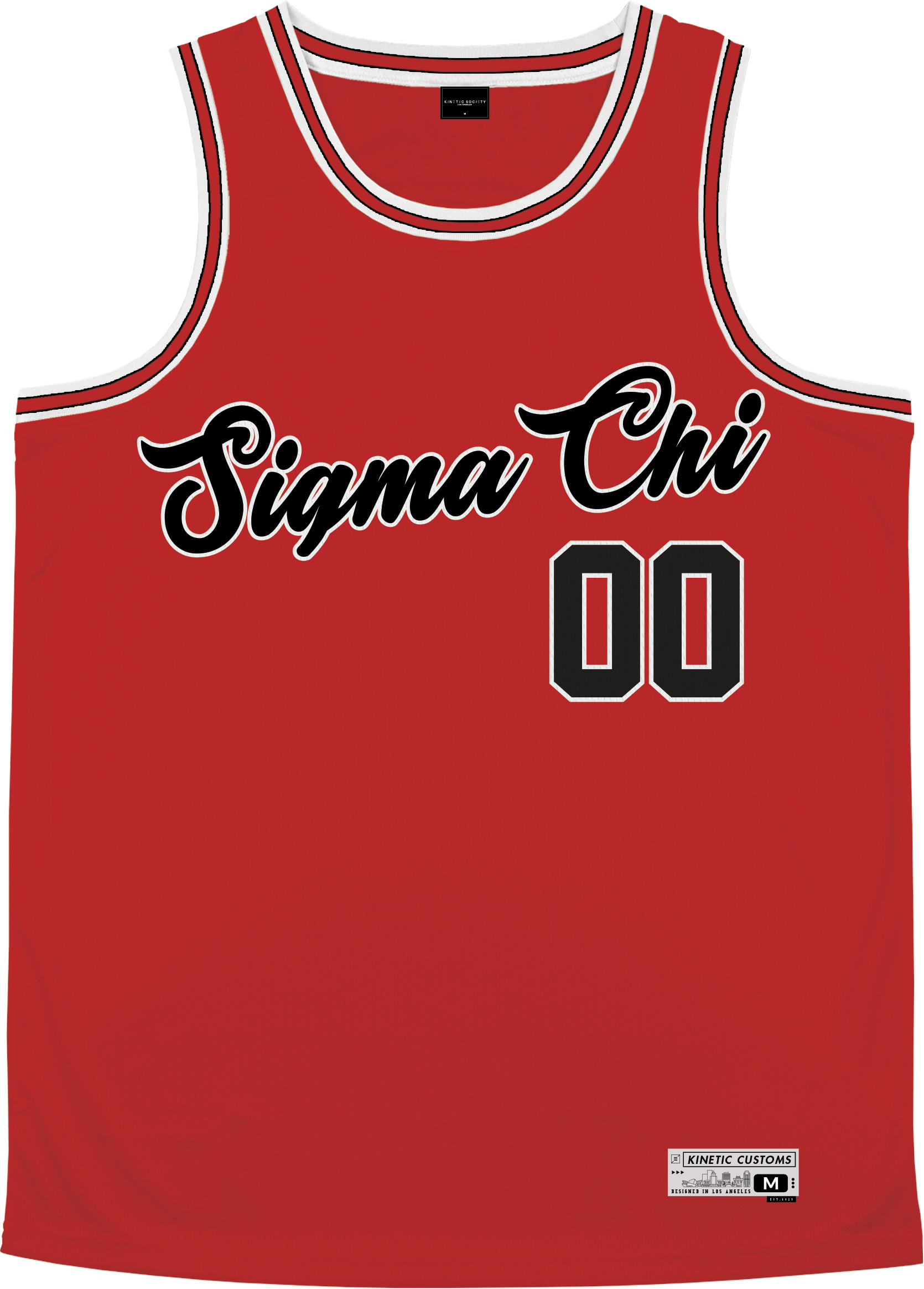 Sigma Chi - Big Red Basketball Jersey - Kinetic Society