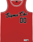 Sigma Chi - Big Red Basketball Jersey - Kinetic Society
