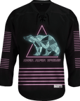 Sigma Alpha Epsilon - Neon Polar Bear Hockey Jersey - Kinetic Society