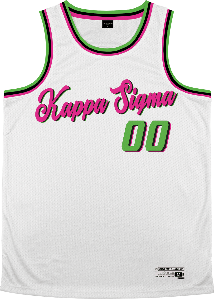 Kappa Sigma - Bubble Gum Basketball Jersey - Kinetic Society