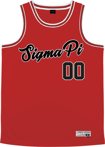 Sigma Pi - Big Red Basketball Jersey - Kinetic Society