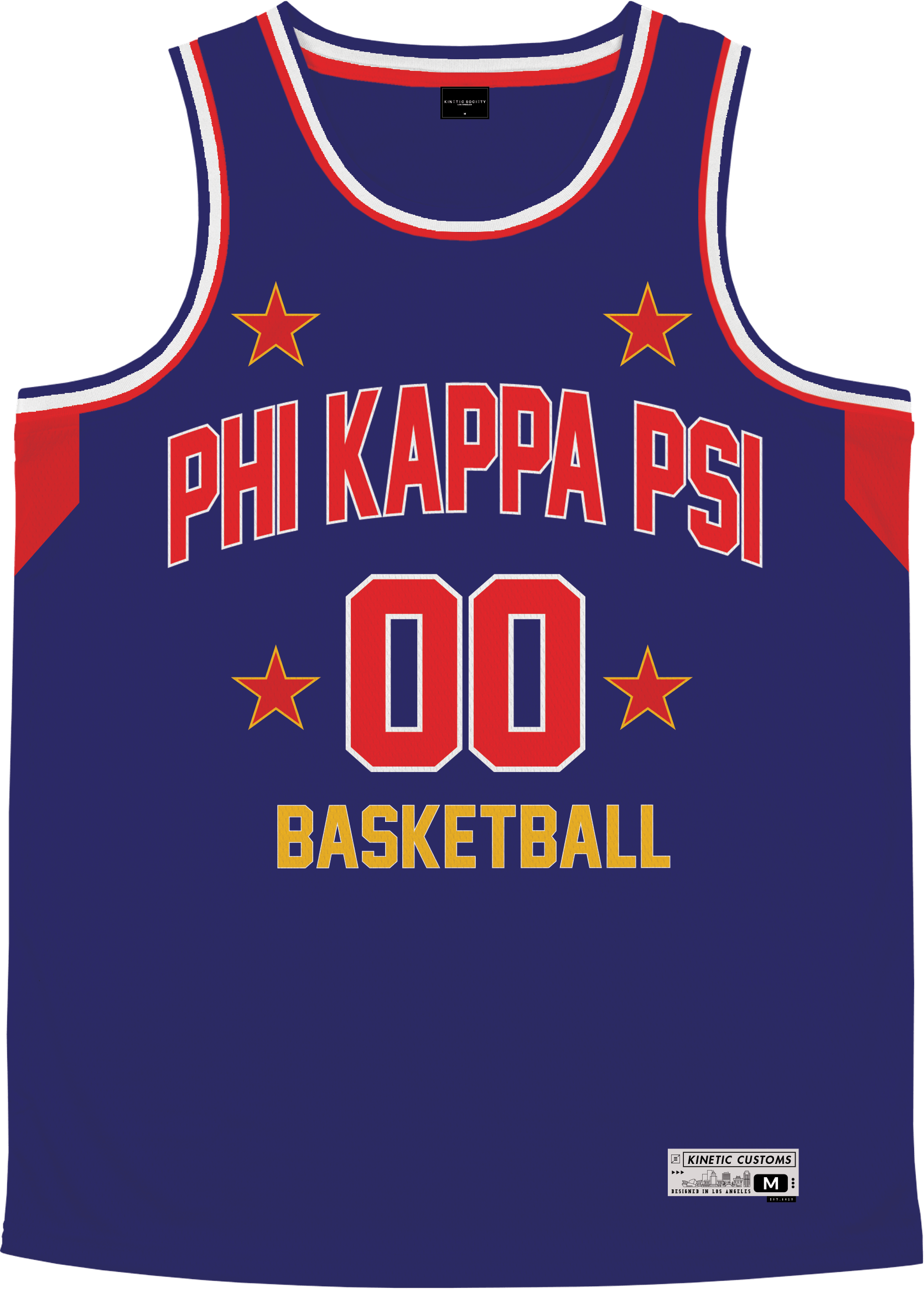 Phi Kappa Psi - Retro Ballers Basketball Jersey - Kinetic Society