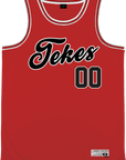 Tau Kappa Epsilon - Big Red Basketball Jersey - Kinetic Society
