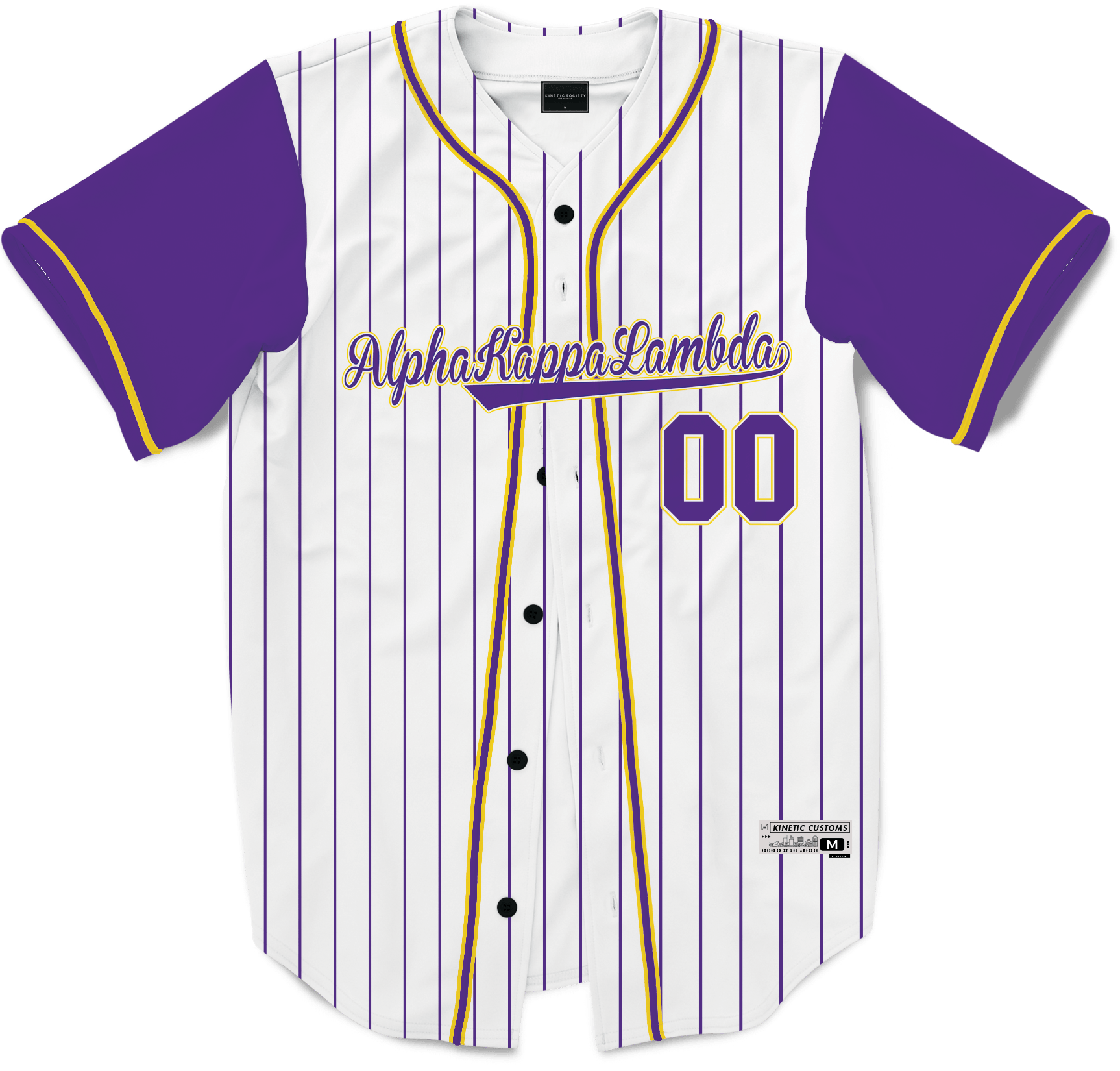 Alpha Kappa Lambda - House Baseball Jersey Premium Baseball Kinetic Society LLC 