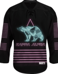 Kappa Alpha Order - Neon Polar Bear Hockey Jersey - Kinetic Society