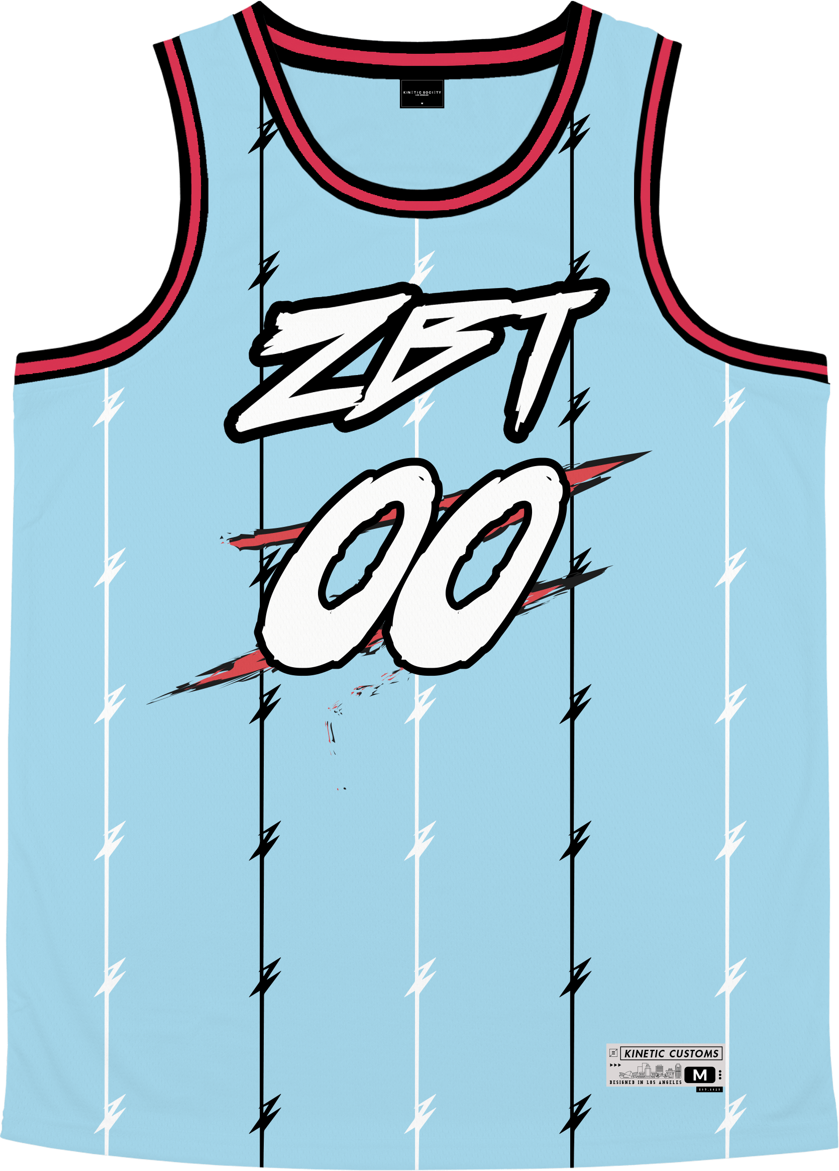 Zeta Beta Tau - Atlantis Basketball Jersey Premium Basketball Kinetic Society LLC 