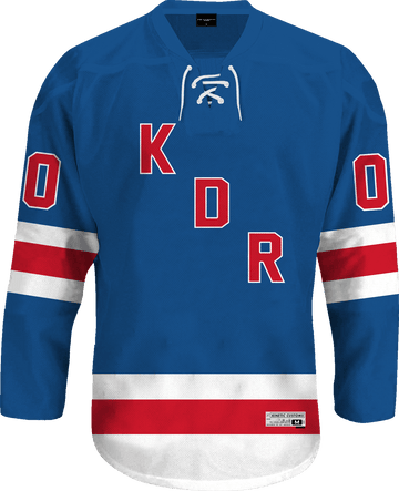 Kappa Delta Rho - Blue Legend Hockey Jersey Hockey Kinetic Society LLC 