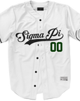 Sigma Pi - Classic Ballpark Green Baseball Jersey