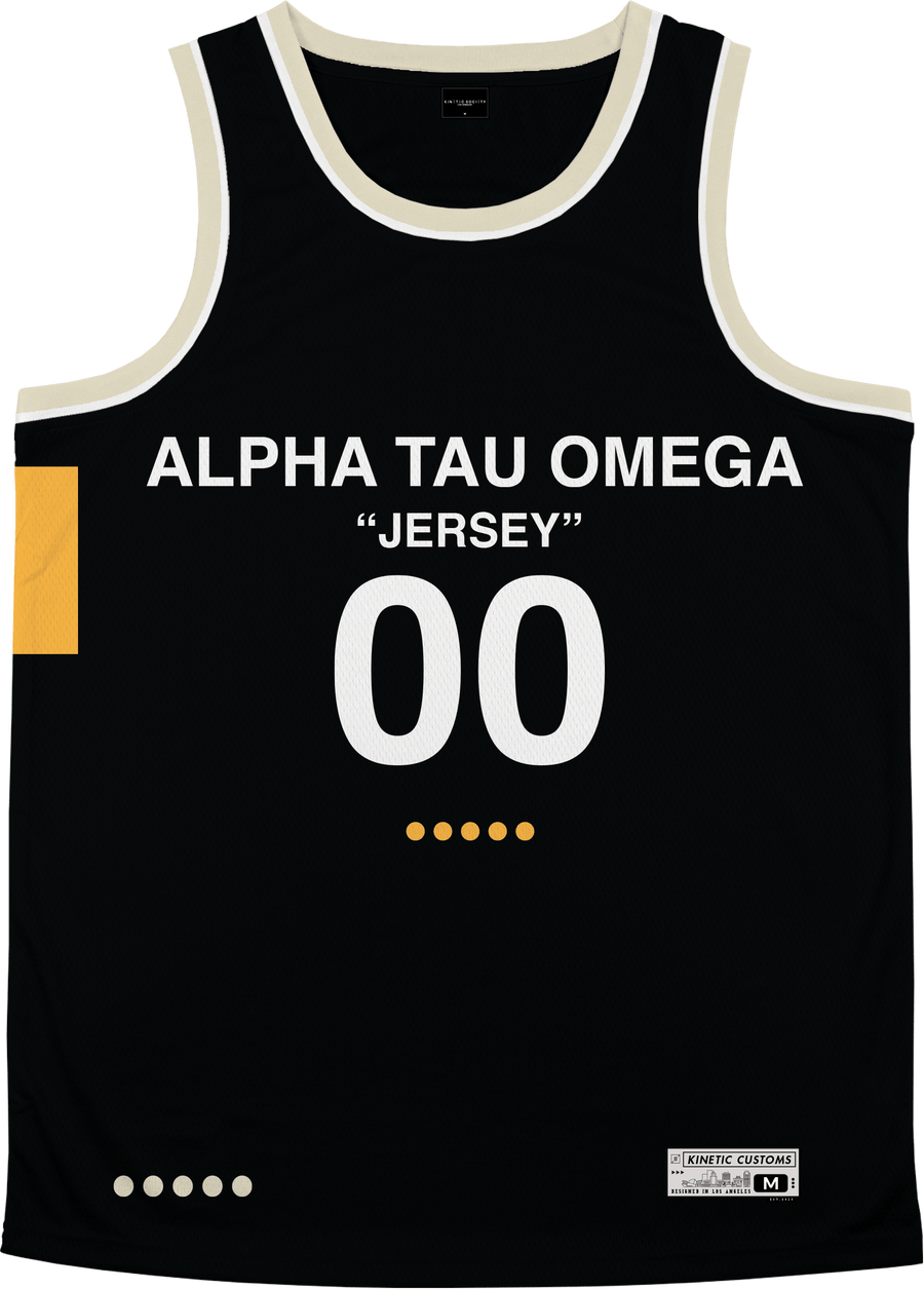 Alpha Tau Omega - OFF-MESH Basketball Jersey Premium Basketball Kinetic Society LLC 