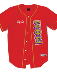 SIGMA PHI EPSILON - The Block Baseball Jersey Premium Baseball Kinetic Society LLC 