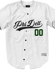 Phi Delta Theta - Classic Ballpark Green Baseball Jersey