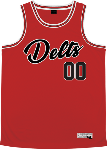 Delta Tau Delta - Big Red Basketball Jersey - Kinetic Society